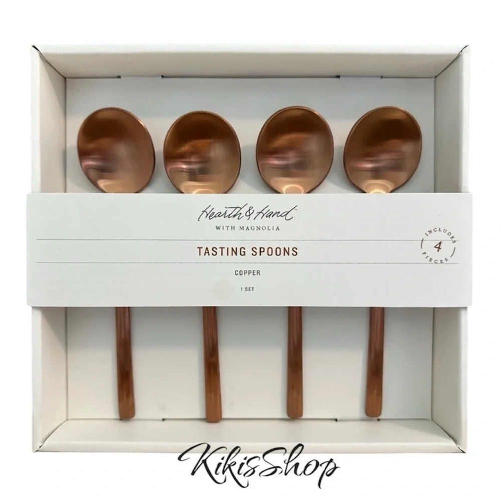 Hearth & Hand Magnolia Set of 4 Stainless Steel Tasting Spoons